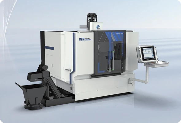 Beam-moving rocking cradle five-axis machining center